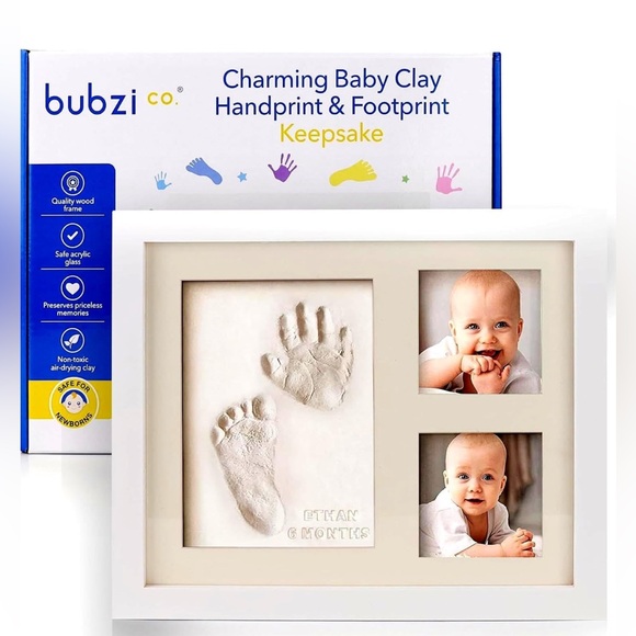 Baby Clay Handprint and Footprint - Picture 2 of 7